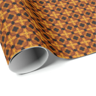 HAMbyWG - Geschenkpapier - Art Deco Bernstein Schw