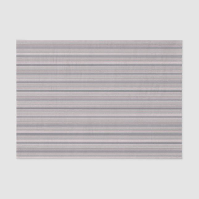 HAMbyWG - Geschenkpapier - Gray w Red Fine Line Seidenpapier (Vorderseite)