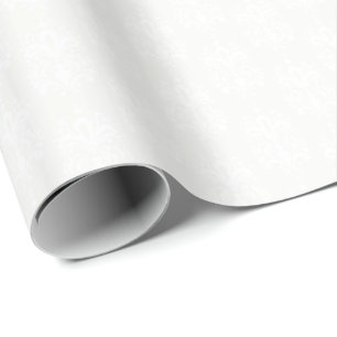 HAMbyWG Geschenkpapier Weiß/Crème groß verziert 2