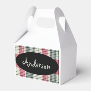 HAMbyWG - Gevor Box -Kariert Personalisiert Geschenkschachtel