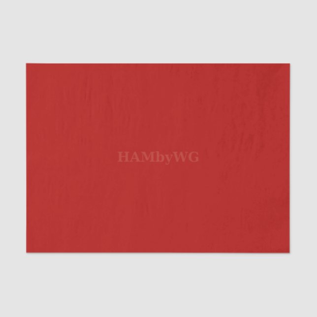 HAMbyWG - Gewebepapier - Redddd Seidenpapier (Vorderseite)