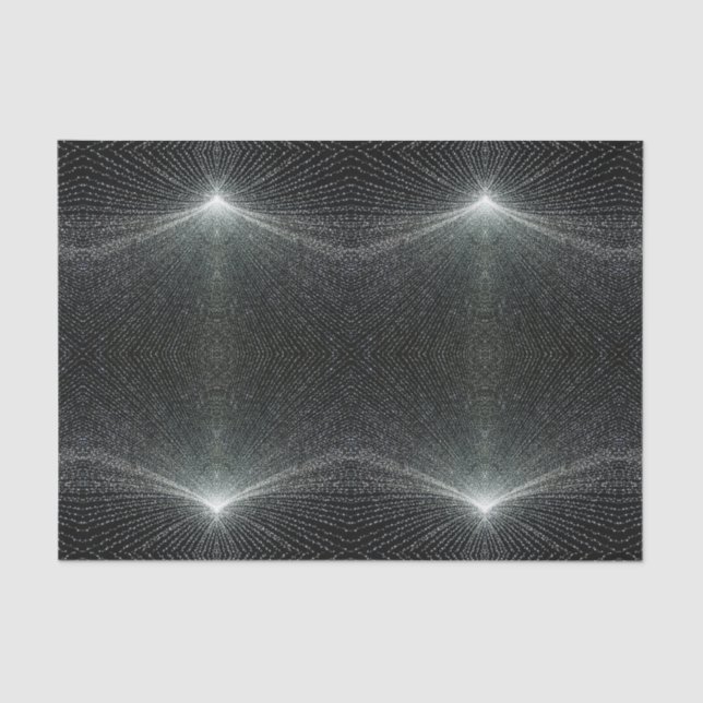 HAMbyWG - Gewebepapier - Schwarz mit Licht Seidenpapier (Vorderseite)