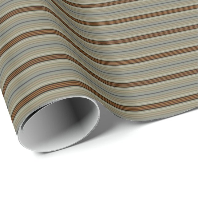 HAMbyWG - Gift Wrap - Art Deco Streifen Geschenkpapier (Rolleneckpunkt)