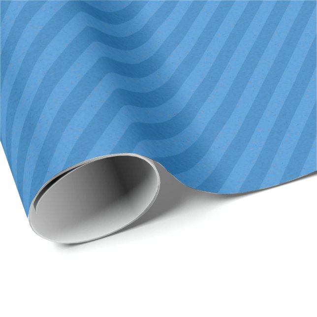 HAMbyWG - Gift Wrap - Blue Blue Stripe Geschenkpapier (Rolleneckpunkt)