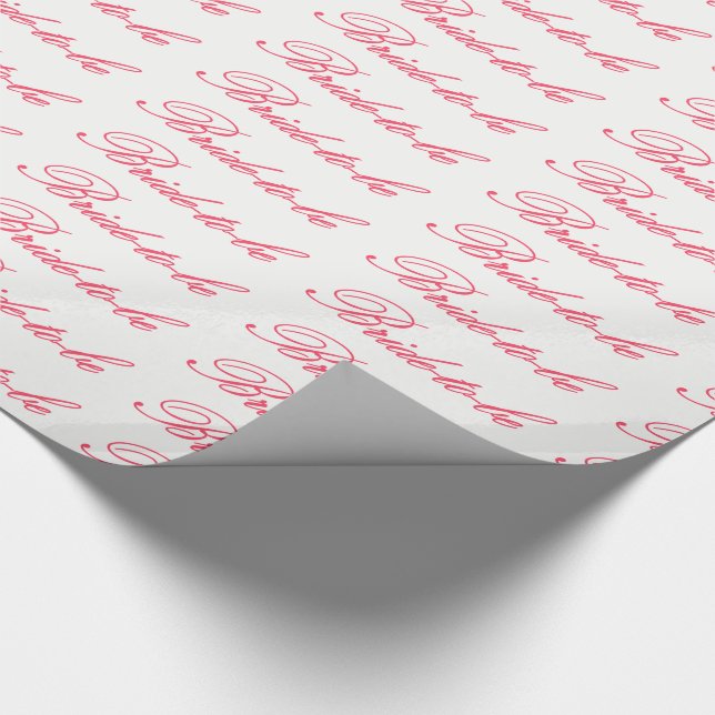 HAMbyWG - Gift Wrap - Bride-to-be Geschenkpapier (Ecke)