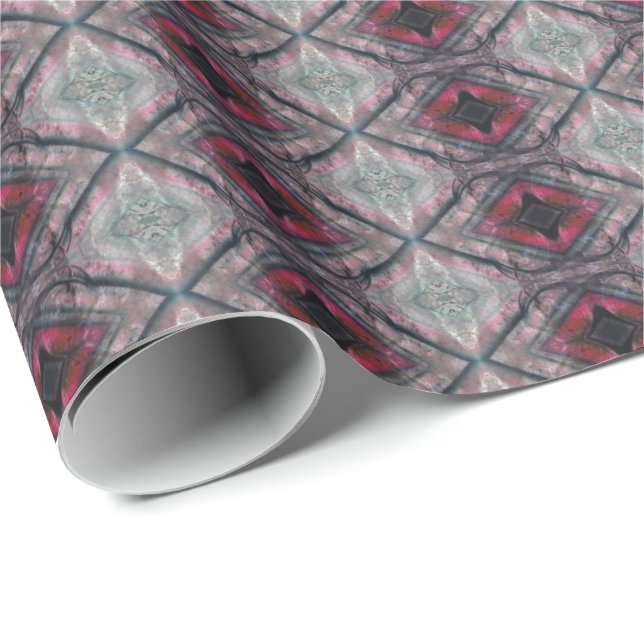 HAMbyWG - Gift Wrap - Cherry & Gray Geschenkpapier (Rolleneckpunkt)