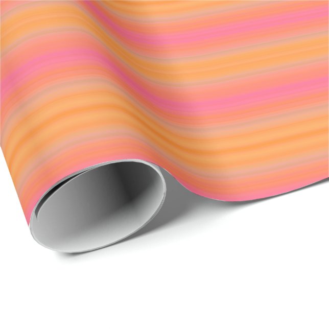 HAMbyWG - Gift Wrap - Helle Orange Pink Geschenkpapier (Rolleneckpunkt)