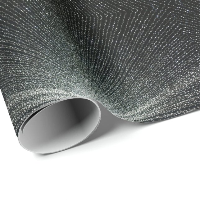 HAMbyWG - Gift Wrap - Perlen aus weißem Licht Geschenkpapier (Rolleneckpunkt)