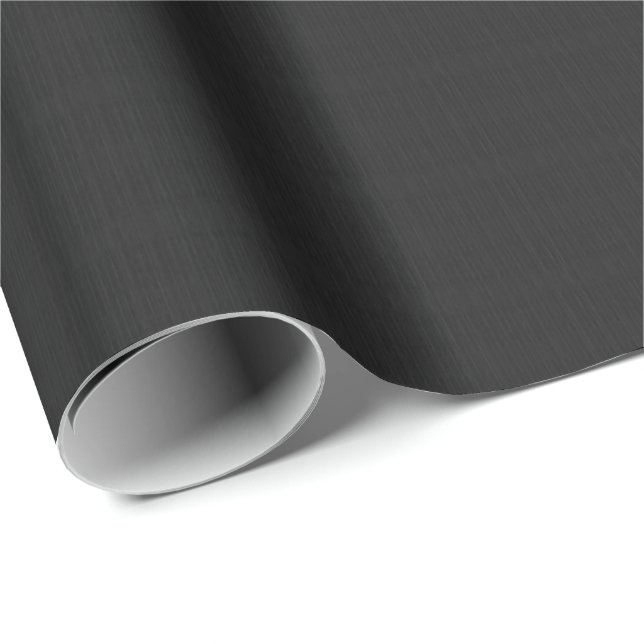 HAMbyWG - Gift Wrap - Schwarz - Textured Look Geschenkpapier (Rolleneckpunkt)