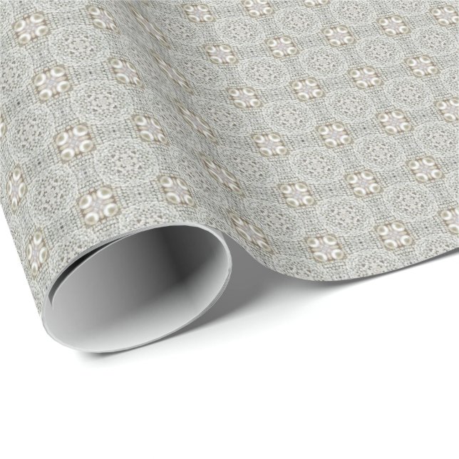 HAMbyWG - Gift Wrap - Verzierte Perle 2 Geschenkpapier (Rolleneckpunkt)