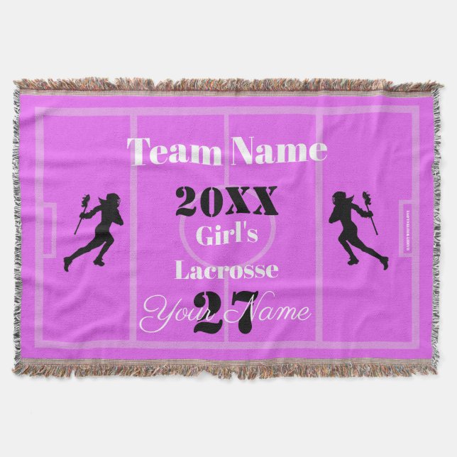 HAMbyWG Girls Lacrosse Decke (Vorderseite)