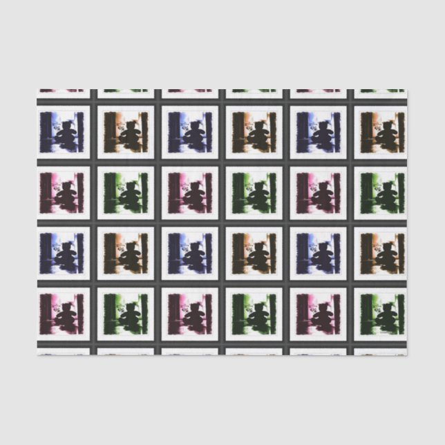 HAMbyWG - Gothic Teddy Bears Seidenpapier (Vorderseite)