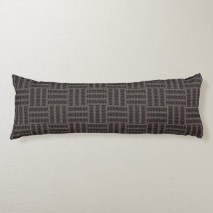 HAMbyWG Gray/Black Weave Design Seitenschläferkissen