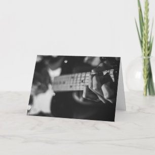 HAMbyWG - Grußkarte - Gitarrenspieler Karte