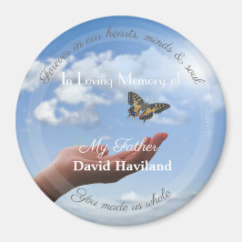 HAMbyWG - Hand löst einen Schmetterlingsmagnet Magnet