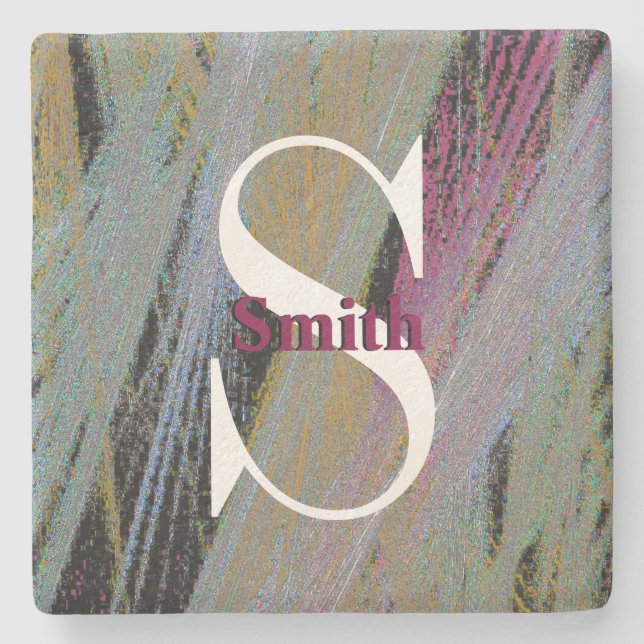 HAMbyWG Handwerksbespielen mit Monogramm Steinuntersetzer (Vorderseite)