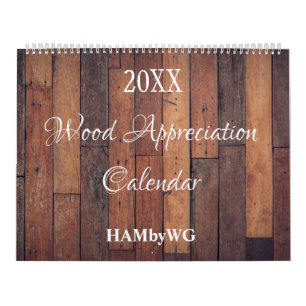 HAMbyWG Holz-Würdigungskalender Kalender