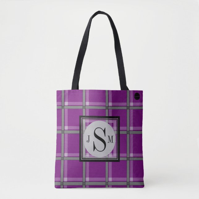 HAMbyWG - Individuelle Name & Monogram Tartan (Vorderseite)