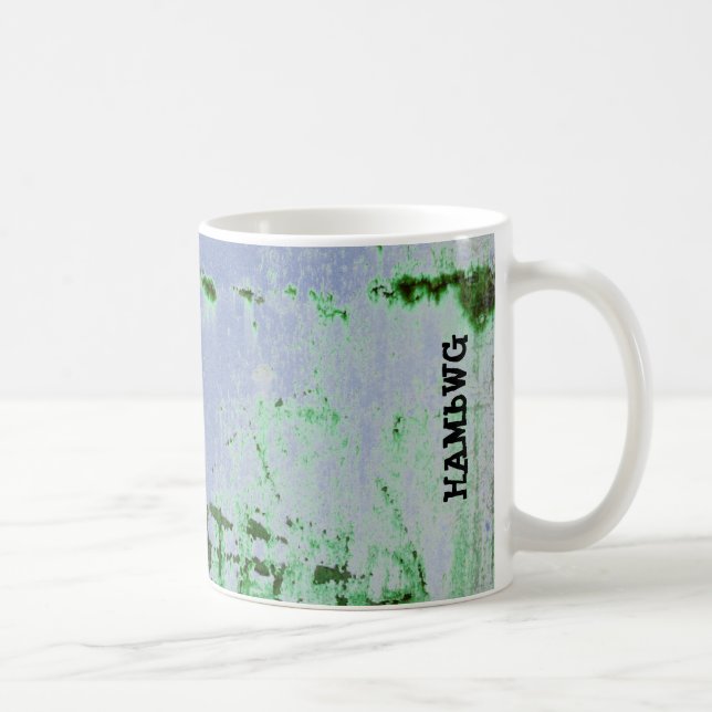 HAMbyWG - Kaffee-Tasse - Green Distressed Kaffeetasse (Rechts)