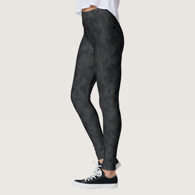 HAMbyWG - Kompression Leggings - Black Camoflage (Links)