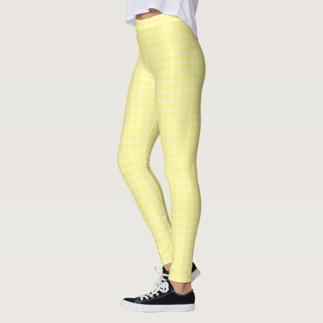 HAMbyWG - Kompression Leggings - Gelbe Diamanten (Links)