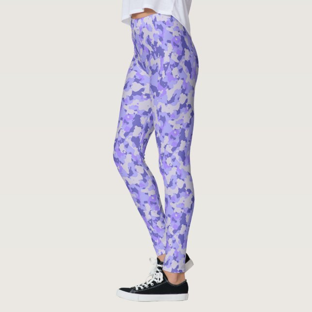 HAMbyWG - Kompression Leggings - Lila Gemälde (Links)