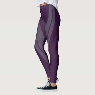 HAMbyWG - Kompression Leggings - Plum 2 Tone
