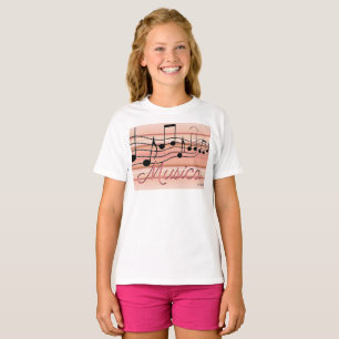 HAMbyWG La Musique T - Shirt w Peach