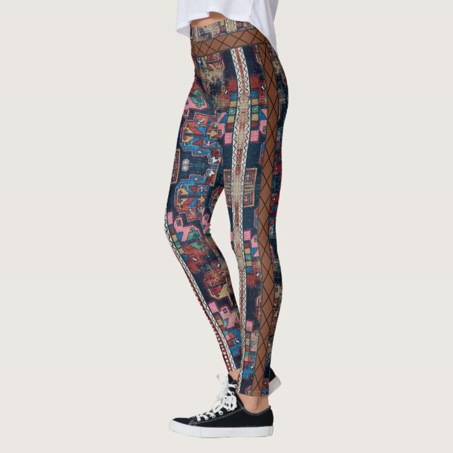 HAMbyWG Leggings - farbenfroher Indianer - Ausschn (Links)