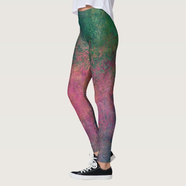 HAMbyWG - Leggings - Green & Pink Agate Surprise (Links)