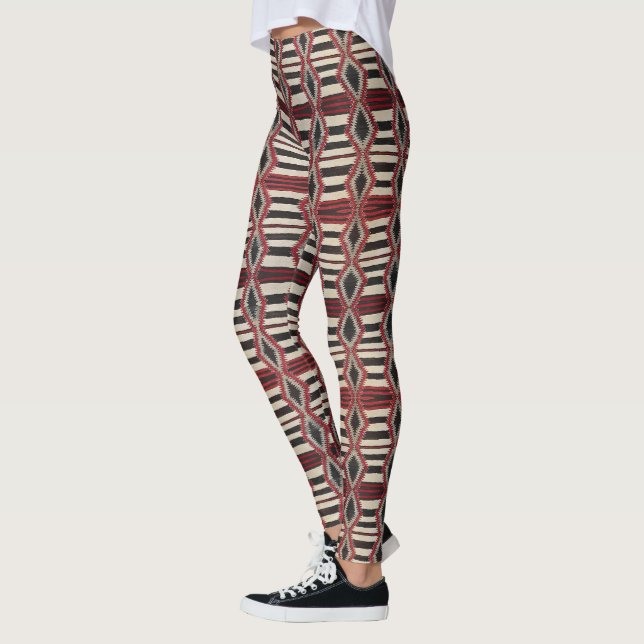 HAMbyWG - Leggings Indianeramerikanischer Schwarzr (Links)