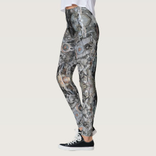 HAMbyWG - Leggings - Muster für Motorenteile