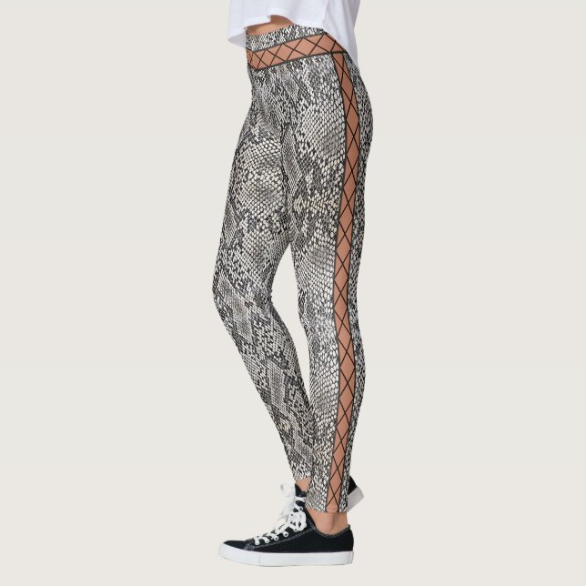 HAMbyWG - Leggings - Schlangenmuster - Ausblenden (Links)