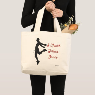 HAMbyWG - Leinwand Tote Bag - Männliche Tänzerin Jumbo Stoffbeutel