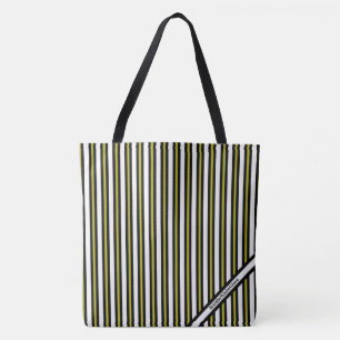 HAMbyWG - LG Tote Bag - Weißer Gelber schwarzer St