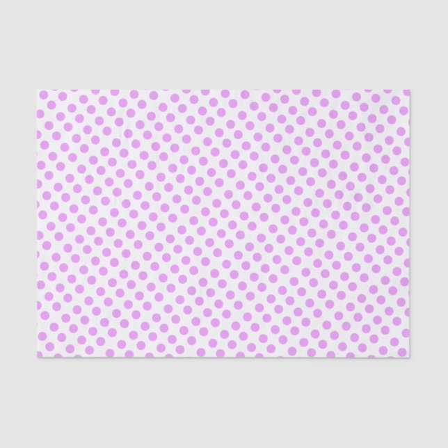 HAMbyWG - Light Violet Polka Dot Gift Tissue Seidenpapier (Vorderseite)