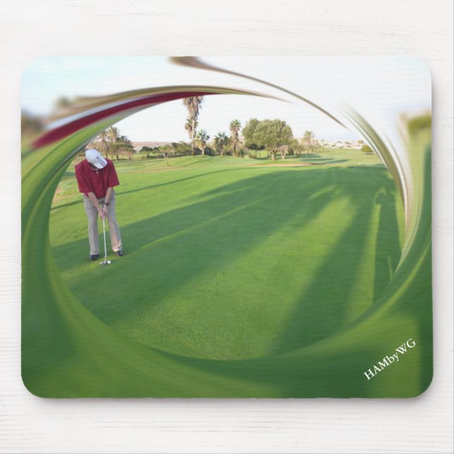 HAMbyWG - Maus-Pad - Golfer Mousepad (Vorne)