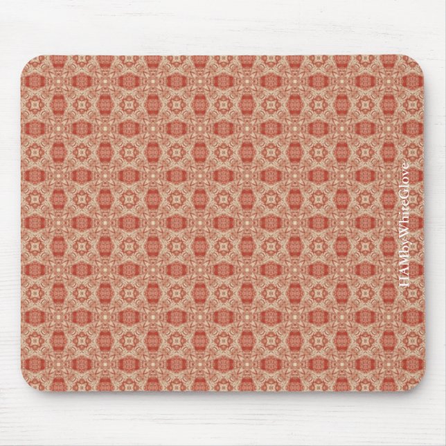 HAMbyWG - Maus-Pad - orange-rote Festplatten Mousepad (Vorne)