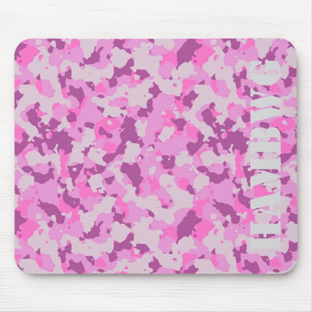 HAMbyWG - Maus Pad - Pink Camouflage Mousepad (Vorne)