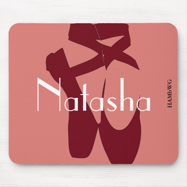 HAMbyWG - Maus Pad Red Ballet Slipper Mousepad (Vorne)