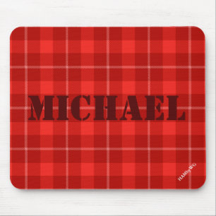 HAMbyWG - Maus-Pad - Rot Kariert Mousepad