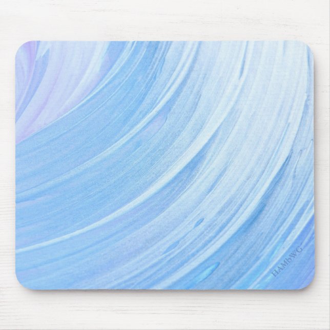 HAMbyWG - Mauspad - silberblau Swirl (Vorne)