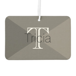 HAMbyWG - Modern 4-Shade-Monogramm-Foto Autolufterfrischer