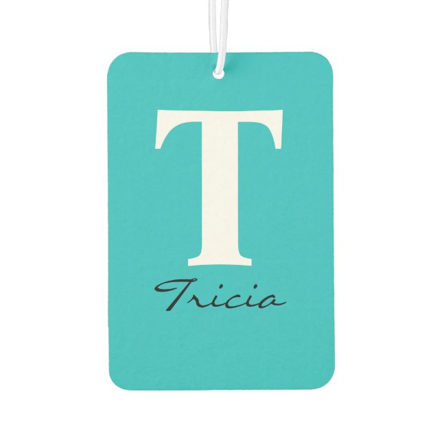 HAMbyWG - Modern Monogram Autolufterfrischer (Rückseite)