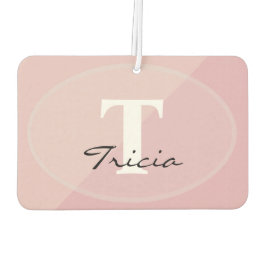 HAMbyWG - Modernes Monogramm-Foto Autolufterfrischer