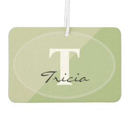 HAMbyWG - Modernes Monogramm-Foto Autolufterfrischer