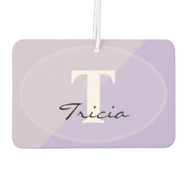 HAMbyWG - Modernes Monogramm-Foto Autolufterfrischer