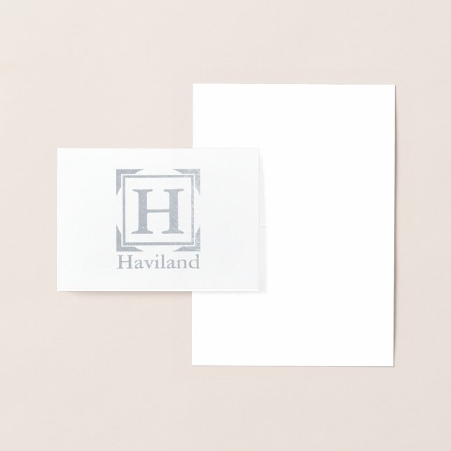 HAMbyWG Monogram Folienkarte (Anzeige)