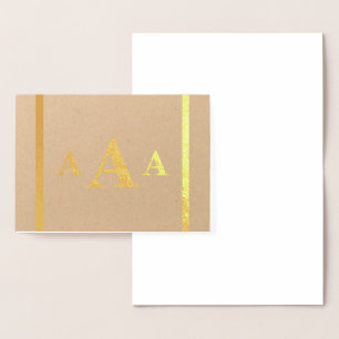 HAMbyWG Monogrammkarte Folienkarte