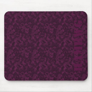 HAMbyWG - Mouse Pad - Black Cherry Camouflage Mousepad